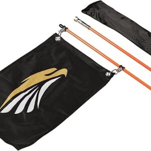 Black Hawk 2ft Off-Road Orange Safety Flag with Coupler